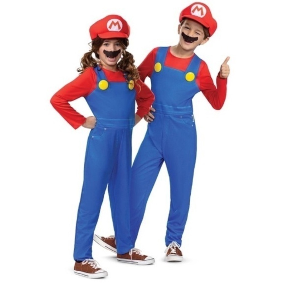 NWT. DISGUISE Super Mario Kids Mario Costume